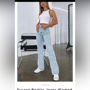 White Fox Boutique Escape Reality Jeans